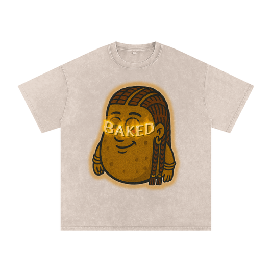 Acid Wash Oversize T-Shirt - 250 GSM